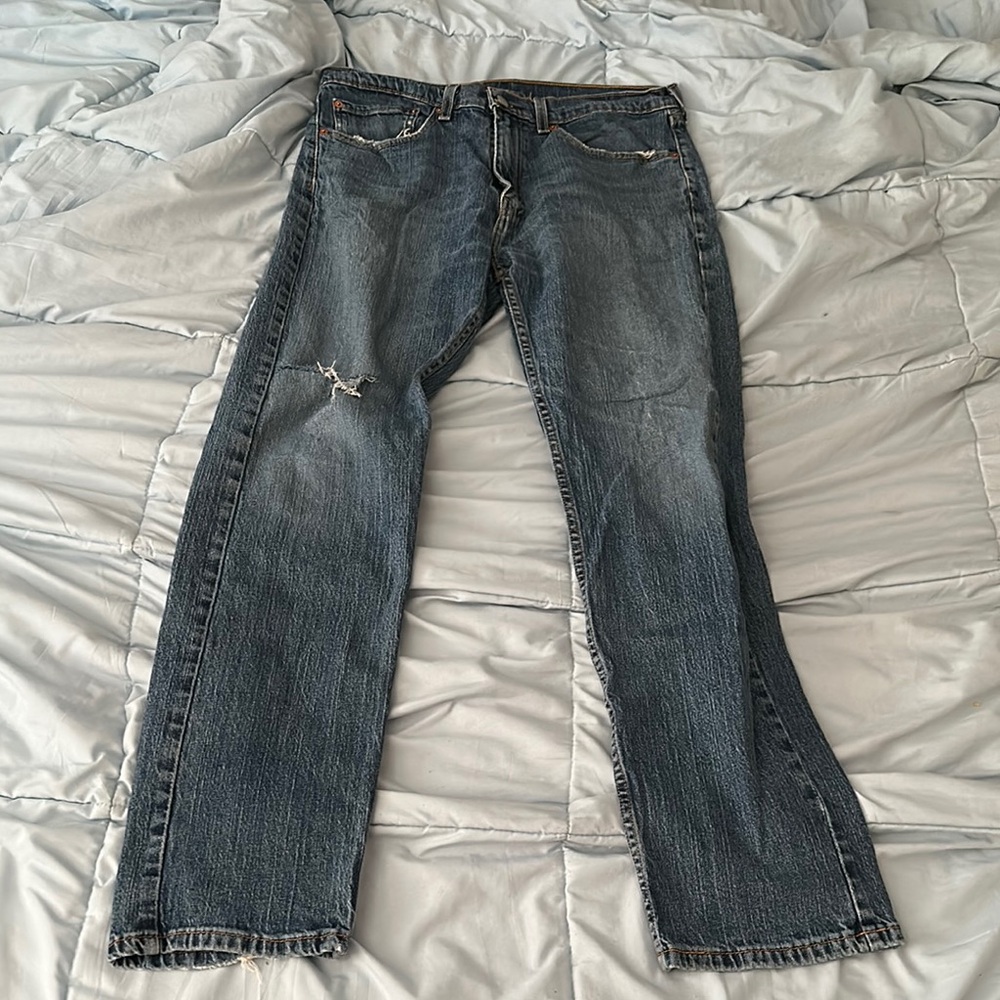 Levi’s 505 blue denim jeans size 34W x 32L
